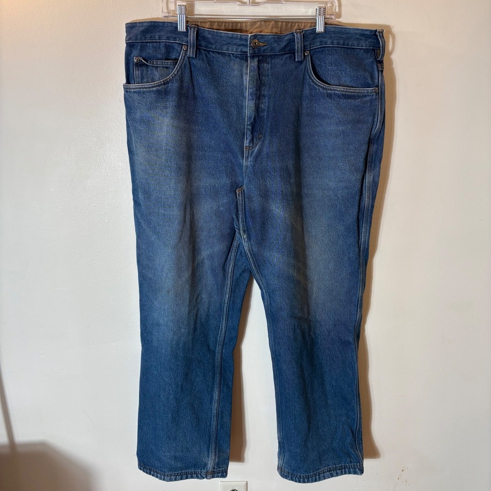 Duluth Trading Co Ballroom Flannel-Lined Relaxed Fit Jeans Size 42x30 - Picture 2 of 11